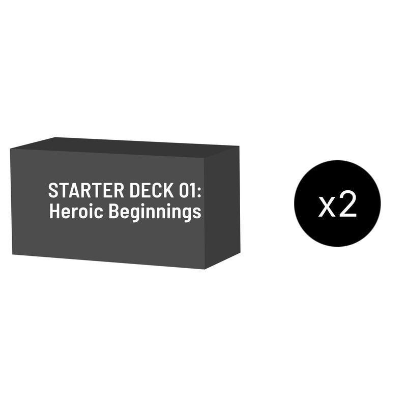 Image for Starter Deck 01: Heroic Beginnings Display Case - Gundam Card Game