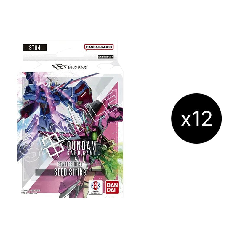 Image for Starter Deck 04: SEED Strike Display Case - Gundam Card Game