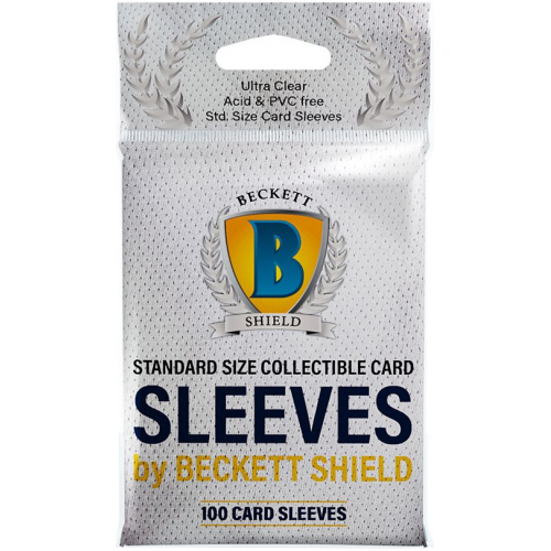 Beckett Shield: Standard 100ct Sleeves (Clear)