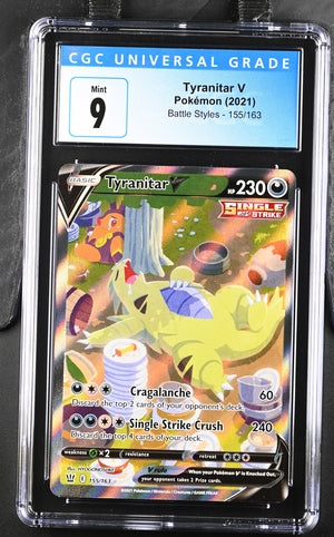 Tyranitar V 2021 Alt Art CGC 9